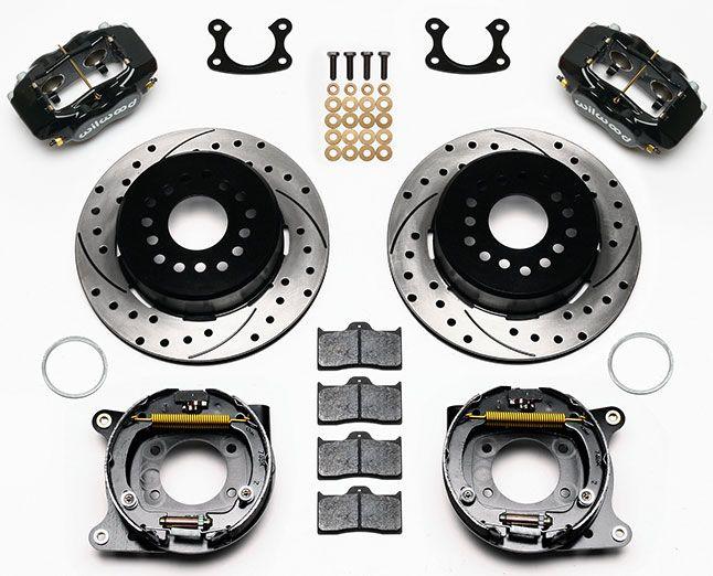 Wilwood Forged Dynalite Rear Parking Brake Kit Drilled (WB140-9282-D)