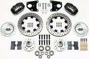 Wilwood Forged Dynalite Dust-Boot Big Brake Front Brake Kit - 4-Piston 12.19" (WB140-9828-D-DB)