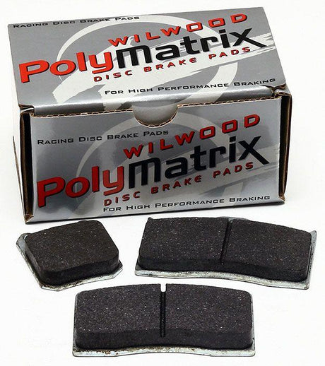 Wilwood Polymatrix Brake Pad Set E Pad 7812, DynaPro Callipers (WB15E-9837K) WB15E-9837K
