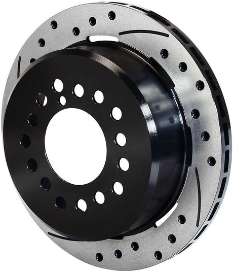 Wilwood SRP Drilled Performance Rotor & Hat R/H Rear - Black (WB160-11374-BK) WB160-11374-BK