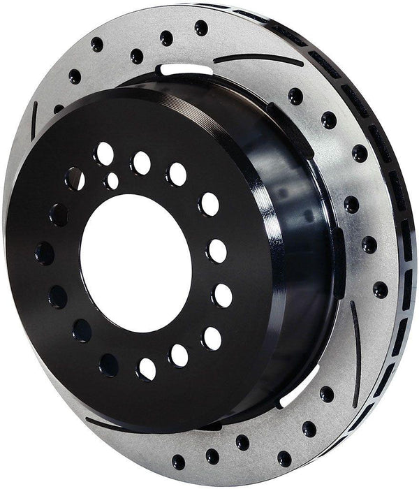 Wilwood SRP Drilled Performance Rotor & Hat R/H Rear - Black (WB160-11374-BK)