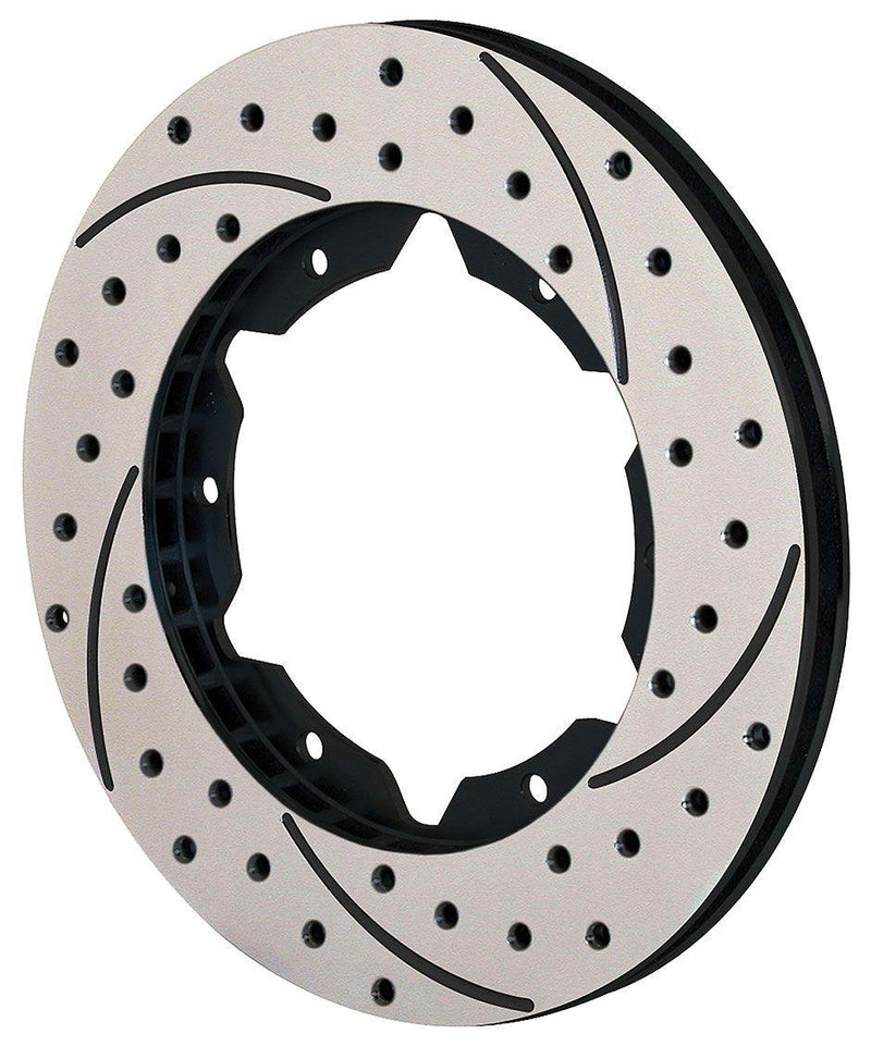 Wilwood Rotor 10" x .810" Iron L/H Black (WB160-7098-BK) WB160-7098-BK