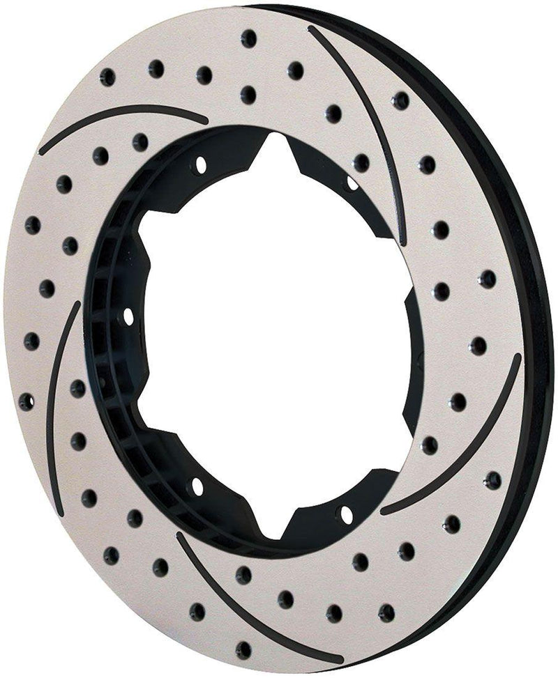 Wilwood SRP Drilled Performance Rotor Black R/H- 30 Vanes (WB160-7099-BK) WB160-7099-BK