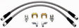 Wilwood Universal 16" Braided Flexline Kit, 3/8"-24 Chassis Fittings (WB220-7699) WB220-7699