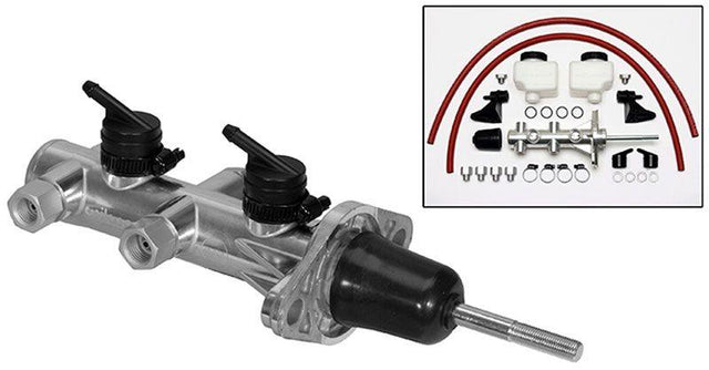 Wilwood Compact Remote Tandem Master Cylinder (WB260-14242-P) WB260-14242-P