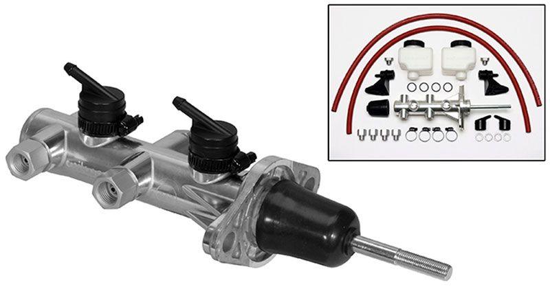 Wilwood Compact Remote Tandem Master Cylinder (WB260-14244-P) WB260-14244-P