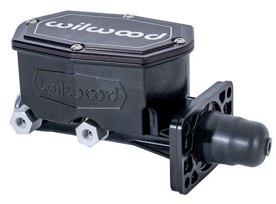 Wilwood Compact Tandem Master Cylinder, Mopar 4-Bolt, 1.00" Bore, No Pushrod (WB260-16792-BK) WB260-16792-BK