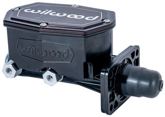 Wilwood Compact Tandem Master Cylinder, Mopar 4-Bolt, 1-1/8" Bore, No Pushrod (WB260-16793-BK)