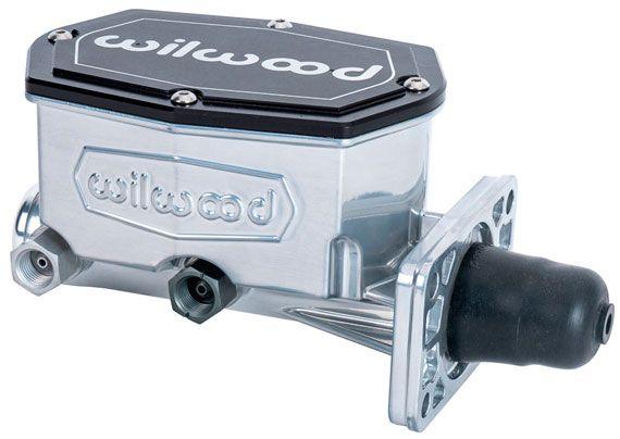 Wilwood Compact Tandem Master Cylinder, Mopar 4-Bolt, 1-1/8" Bore, No Pushrod (WB260-16793-P) WB260-16793-P