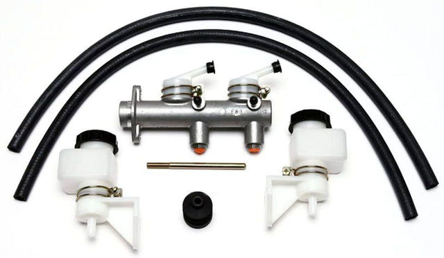 Wilwood 1" Combination Remote Tandem Master Cylinder with Remote Fluid Reservoirs (WB260-7563) WB260-7563