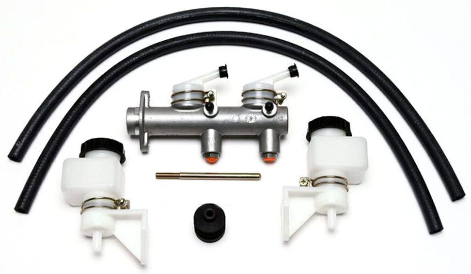 Wilwood 1" Combination Remote Tandem Master Cylinder with Remote Fluid Reservoirs (WB260-7563)