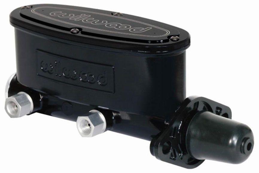 Wilwood 1" Aluminium Tandem Chamber Master Cylinder without Push Rod - Black (WB260-8555-BK)