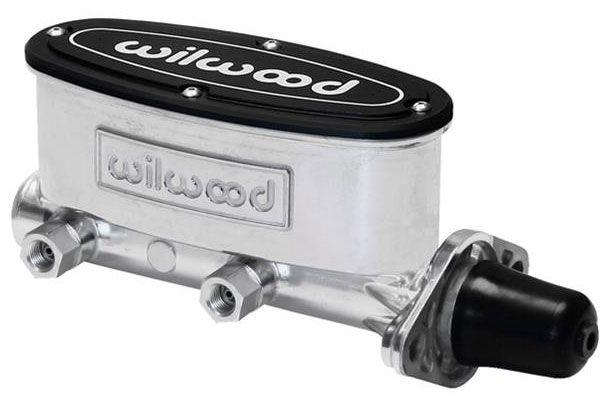 Wilwood 1" Aluminium Tandem Chamber Master Cylinder without Push Rod - Bright (WB260-8555-P)