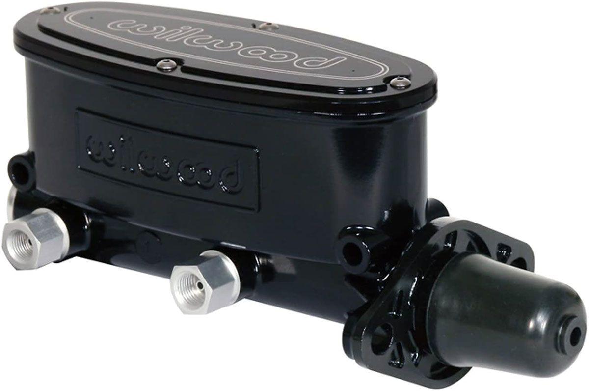 Wilwood 1-1/8" Aluminium Tandem Chamber Master Cylinder without Push Rod - Black (WB260-8556-BK) WB260-8556-BK
