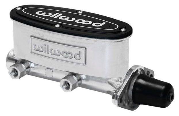 Wilwood 1-1/8" Aluminium Tandem Chamber Master Cylinder without Push Rod - Bright (WB260-8556-P) WB260-8556-P
