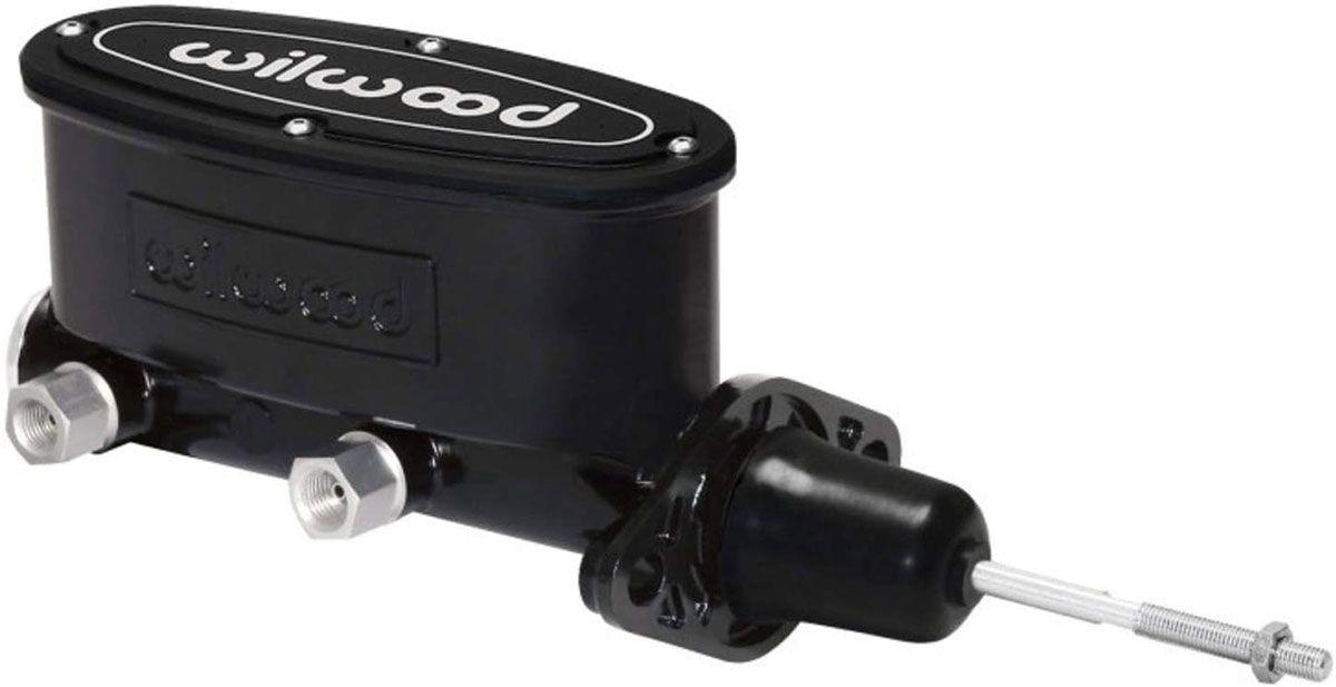 Wilwood 7/8" Aluminium Tandem Chamber Master Cylinder with Push Rod - Black (WB260-9439-BK)