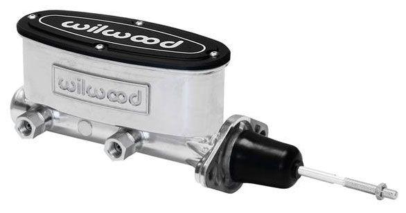 Wilwood 7/8" Aluminium Tandem Chamber Master Cylinder with Push Rod - Bright (WB260-9439-P)