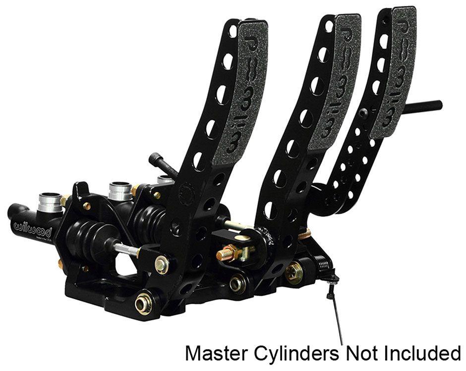 Wilwood 3 Pedal Floor Mount Assembly with Throttle (WB340-12411)