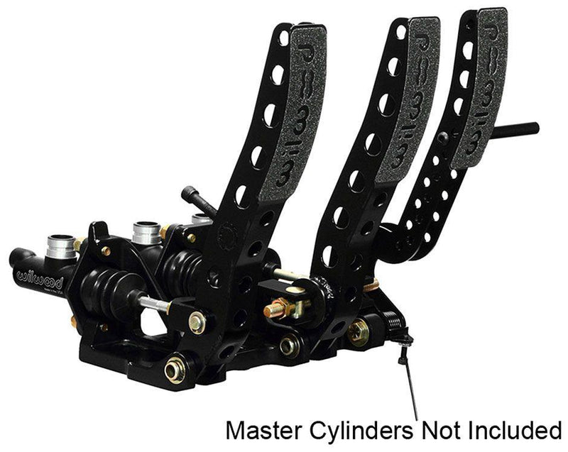 Wilwood 3 Pedal Floor Mount Assembly with Throttle (WB340-12411)