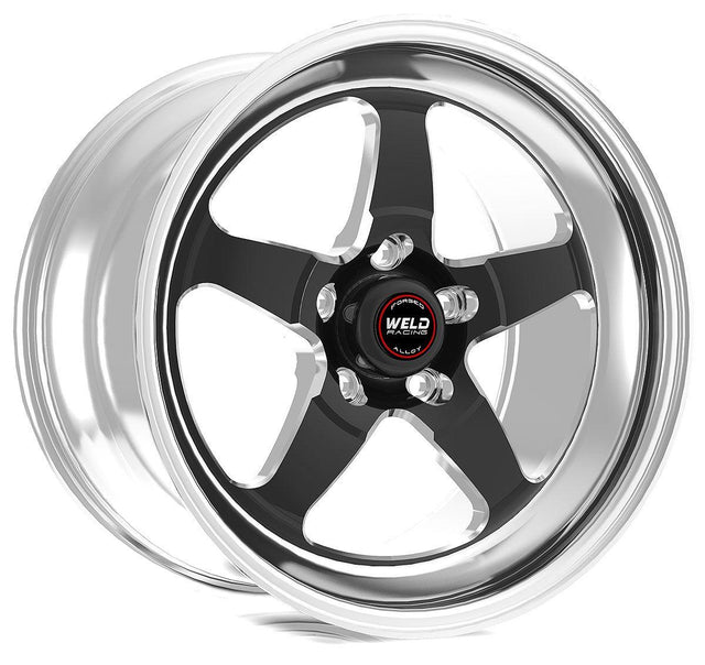WELD RT-S S71 15 x 4" Wheel, Polished with Black Center (WE71LB-504A16A) WE71LB-504A16A