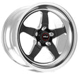 WELD RT-S S71 17 x 7.5" Wheel, Polished with Black Center (WE71LB7075A17A)
