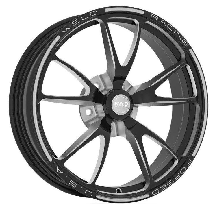 WELD Full Throttle Drag Front Runner 1-Piece - Black (WE782B-15204) WE782B-15204