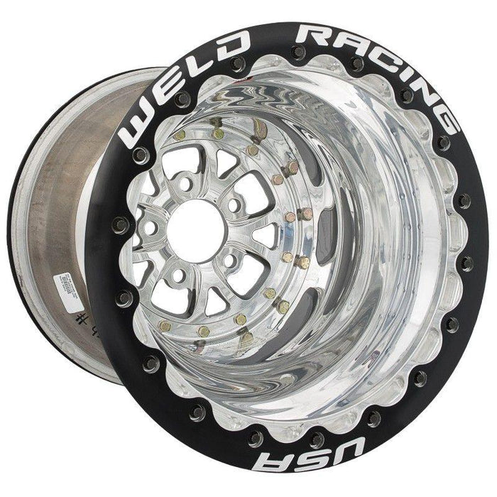 Weld V Series 15" x 10" Wheel, Black Center (WE784B-510206)
