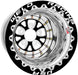 Weld V Series 15 x 10" Polished Wheel with Black Center, Double Beadlock for M/T - Automotive - Fast Lane Spares