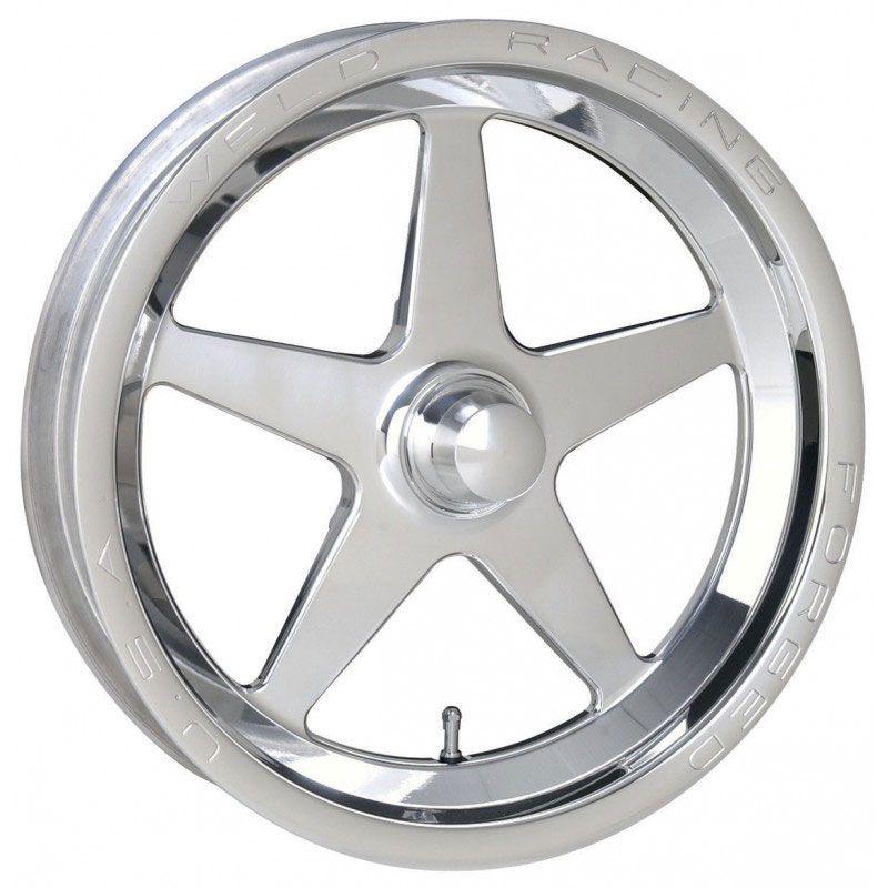 WELD AlumaStar 2.0 1-Piece 15 x 3.5" Spindle Mount Wheel - Polished Finish (WE788-15001) WE788-15001