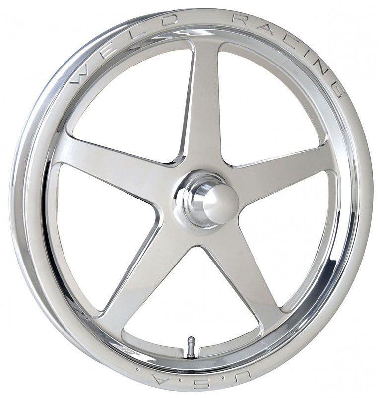 WELD AlumaStar 2.0 1-Piece 17 x 2.125" Spindle Mount Wheel - Polished Finish (WE788-17000) WE788-17000