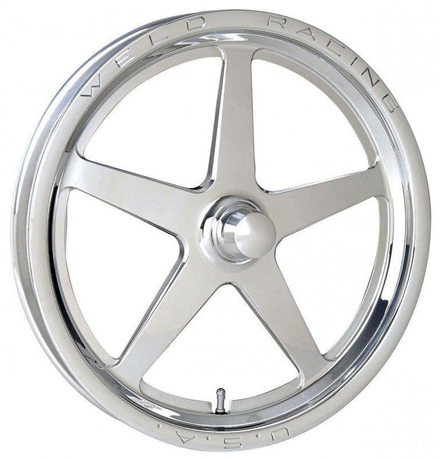 WELD AlumaStar 2.0 1-Piece 17 x 2.125" Spindle Mount Wheel - Polished Finish (WE788-17000) WE788-17000