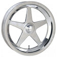 WELD AlumaStar 2.0 1-Piece 15 x 3.5" Spindle Mount Wheel, Black Finish (WE788B-15001) WE788B-15001