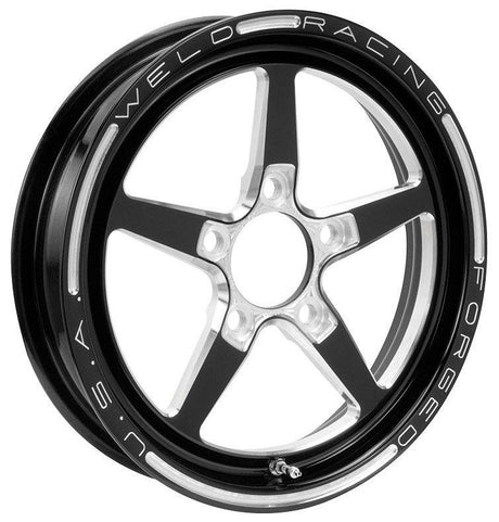 WELD AlumaStar 2.0 1-Piece 15 x 3.5" Wheel - Black Finish (WE788B-15204) WE788B-15204