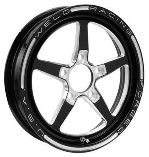 WELD AlumaStar 2.0 1-Piece 17 x 4.5" Wheel - Black Finish (WE788B-1704204) WE788B-1704204