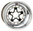 WELD AlumaStar 2.0 15 x 4" Wheel - Black Center/Polished Outter Finish (WE788B-504272) WE788B-504272