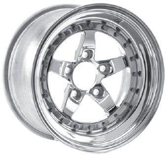 WELDstar RT 15"x10" Wheel, Polished with Black Center (WE791P-510208)