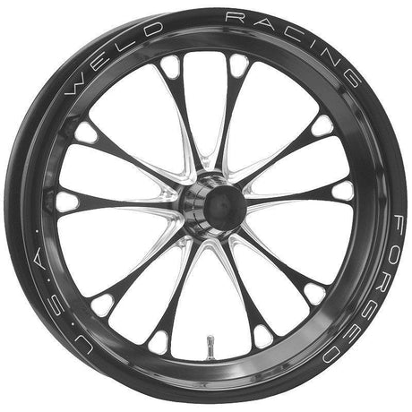 WELD V-Series Drag Front Runner 1-Piece - Black (WE84B-15000)