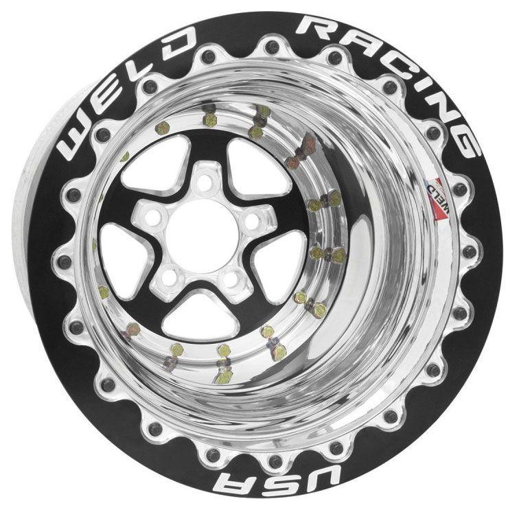WELD Alumastar Drag Rim - Black Center (WE88B-512206MB) WE88B-512206MB