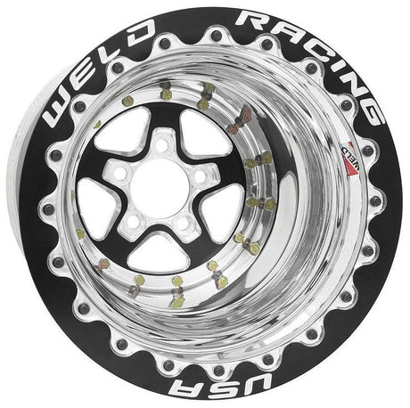WELD Aluma-Star 15 x 12" Wheel, Black Center, Double Beadlock (WE88B-512276MB) WE88B-512276MB