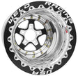 WELD Aluma-Star 15 x 8" Wheel, Black Center, Single Beadlock for M/T (WE88B508210F) WE88B508210F