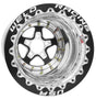 WELD Aluma-Star 15 x 10" Wheel, Black Center, Single Beadlock for M/T, Ultra (WE88B510206F) WE88B510206F