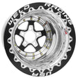 WELD Aluma-Star 15 x 10" Wheel, Black Center, Single Beadlock for M/T, Ultra (WE88B510210F) WE88B510210F