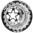 WELD Aluma-Star 15 x 10" Wheel, Black Center, Single Beadlock for M/T (WE88B510276F) WE88B510276F