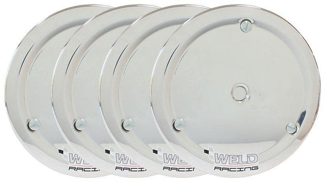 WELD Micro Sprint Mud Covers - Polished (WEP650-5160) WEP650-5160