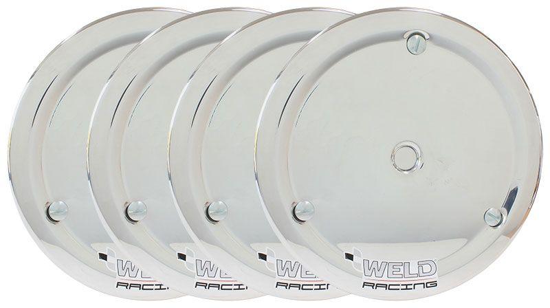 WELD Micro Sprint Mud Covers - Polished (WEP650-5160) WEP650-5160