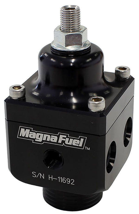 Magnafuel 4 Port Fuel Regulator, Black (WIMP9433-BLK)