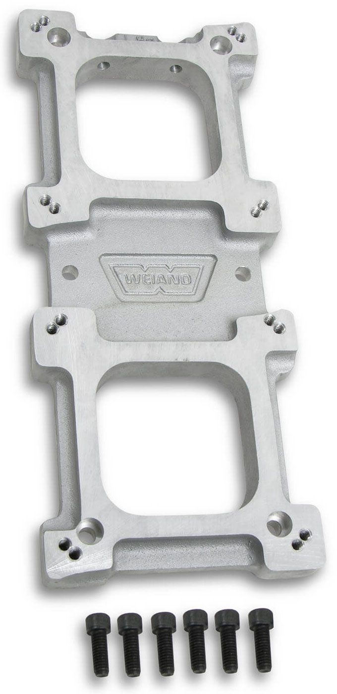 Weiand Supercharger Carburettor Adaptor Satin Finish (WM7163)