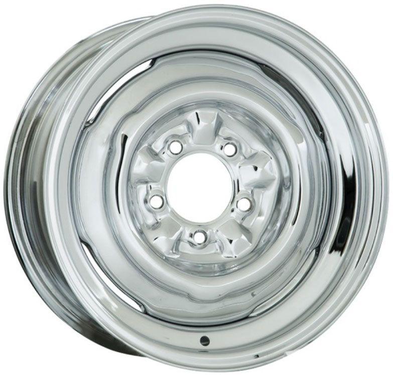 Wheel Vintiques Chrome Smoothie Steel Rim 15 x 10" (WV10-5012042) WV10-5012042