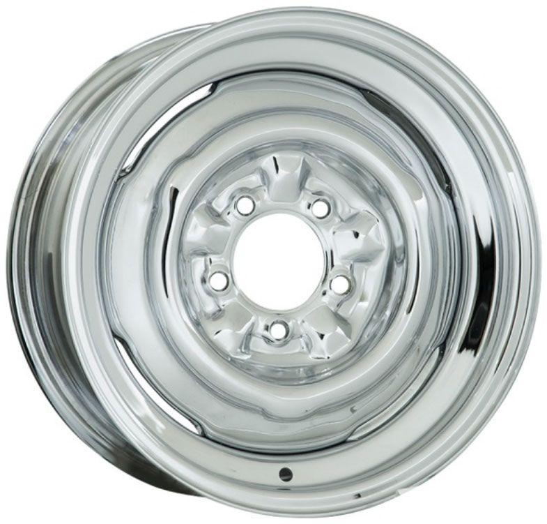 Wheel Vintiques Chrome Smoothie Steel Rim 15 x 5" (WV10-551203) WV10-551203