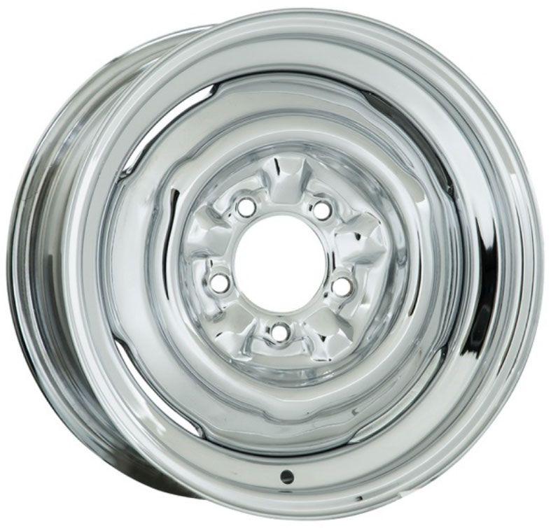 Wheel Vintiques Chrome Smoothie Steel Rim 15 x 6" (WV10-5612358) WV10-5612358